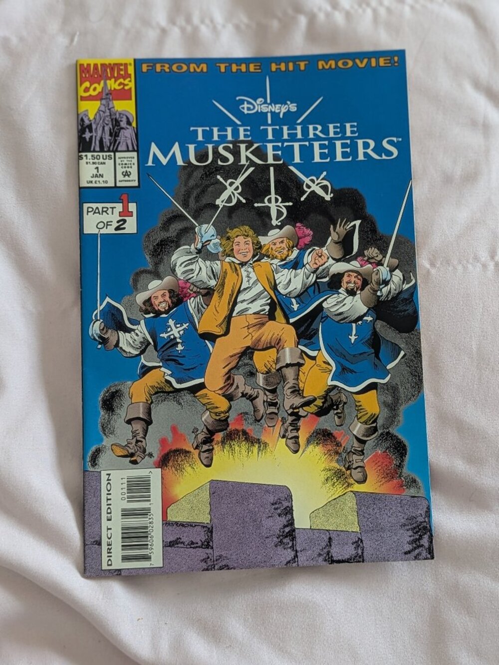 1994 Disney's Three Musketeers #1 Marvel Comic